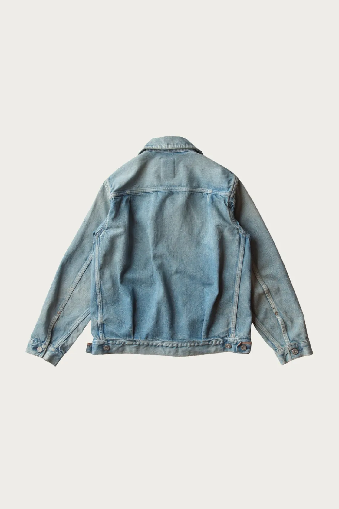 Coats, Jackets, And Vests<Cottle C.T.L. Neo Type 2nd Denim Jacket - Bengara (Indian Red) - Light Indigo