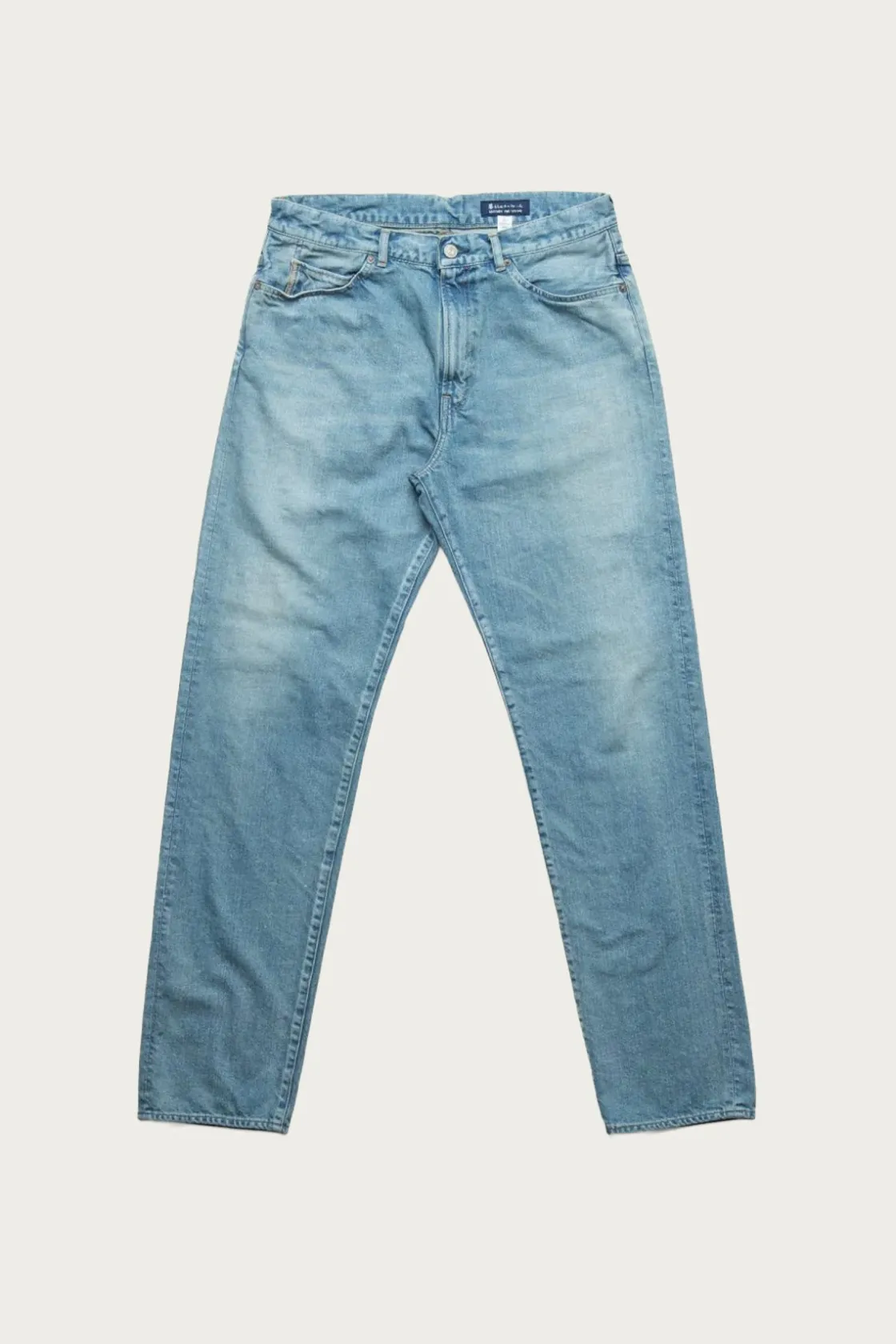Pants<Cottle C.T.L. Straight Denim Pants - Bengara (Indian Red) - Light Indigo
