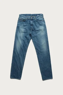 Pants<Cottle C.T.L. Straight Denim Pants - Bengara (Indian Red) - Dark Indigo