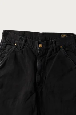 Pants<orSlow Dad's Fit Oxford Painter Pants - Black