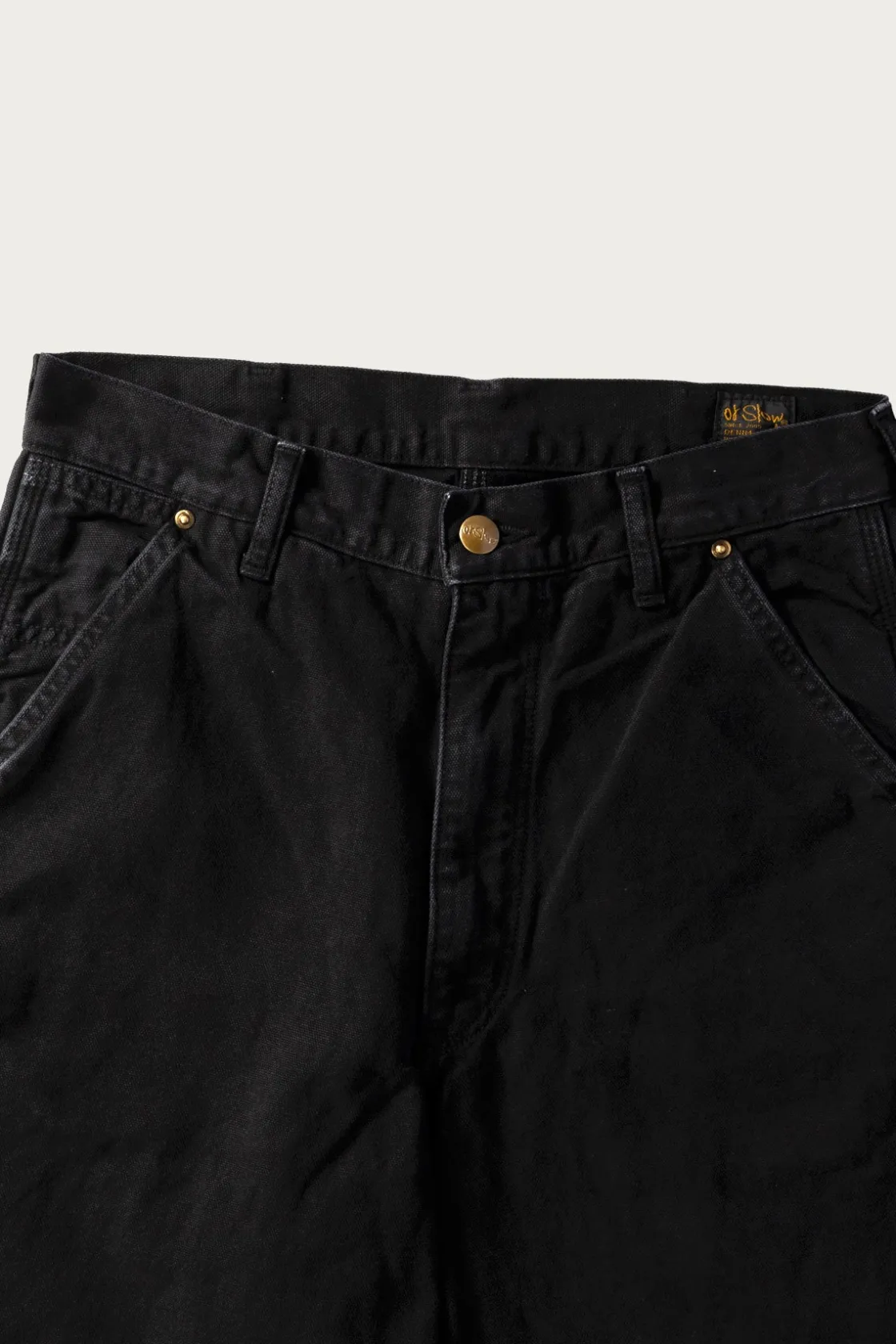 Pants<orSlow Dad's Fit Oxford Painter Pants - Black