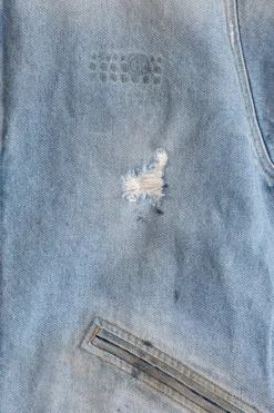 Coats, Jackets, And Vests<MM6 Maison Margiela Denim Zip Jacket - Worn