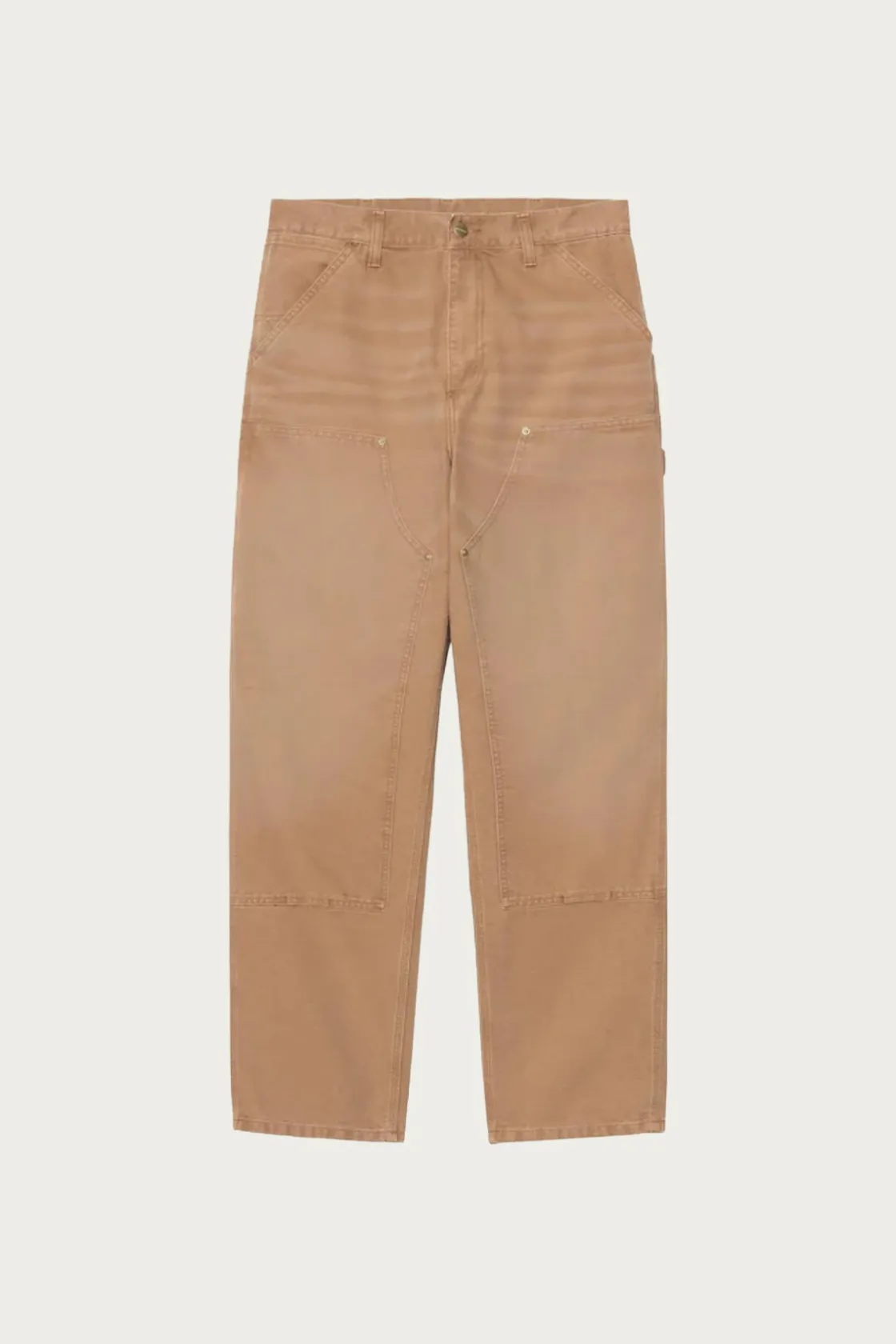 Pants<Carhartt Work In Progress Double Knee Pant - Hamilton Brown Stone Canvas