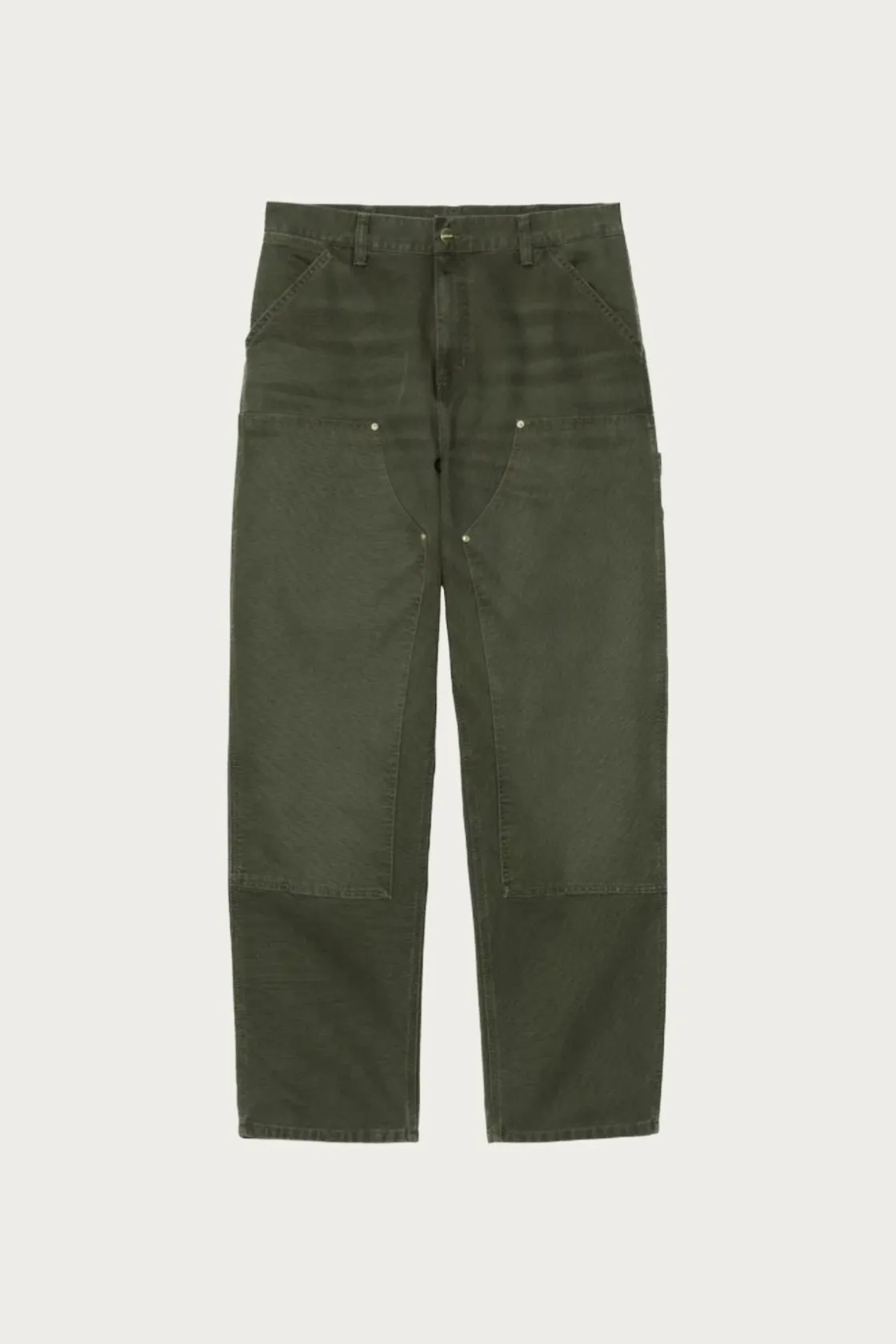 Pants<Carhartt Work In Progress Double Knee Pant - Olive Stone Canvas