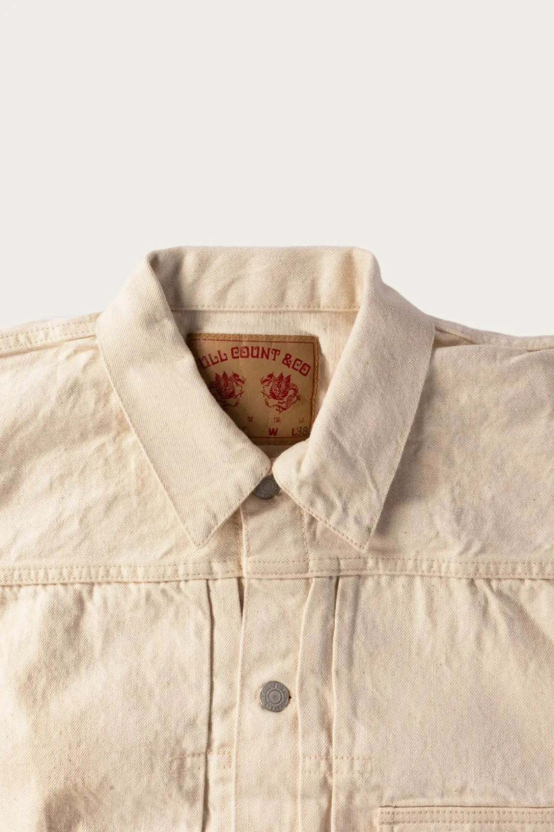 Coats, Jackets, And Vests<Fullcount 2107EC - Type 1 Denim Jacket - Ecru