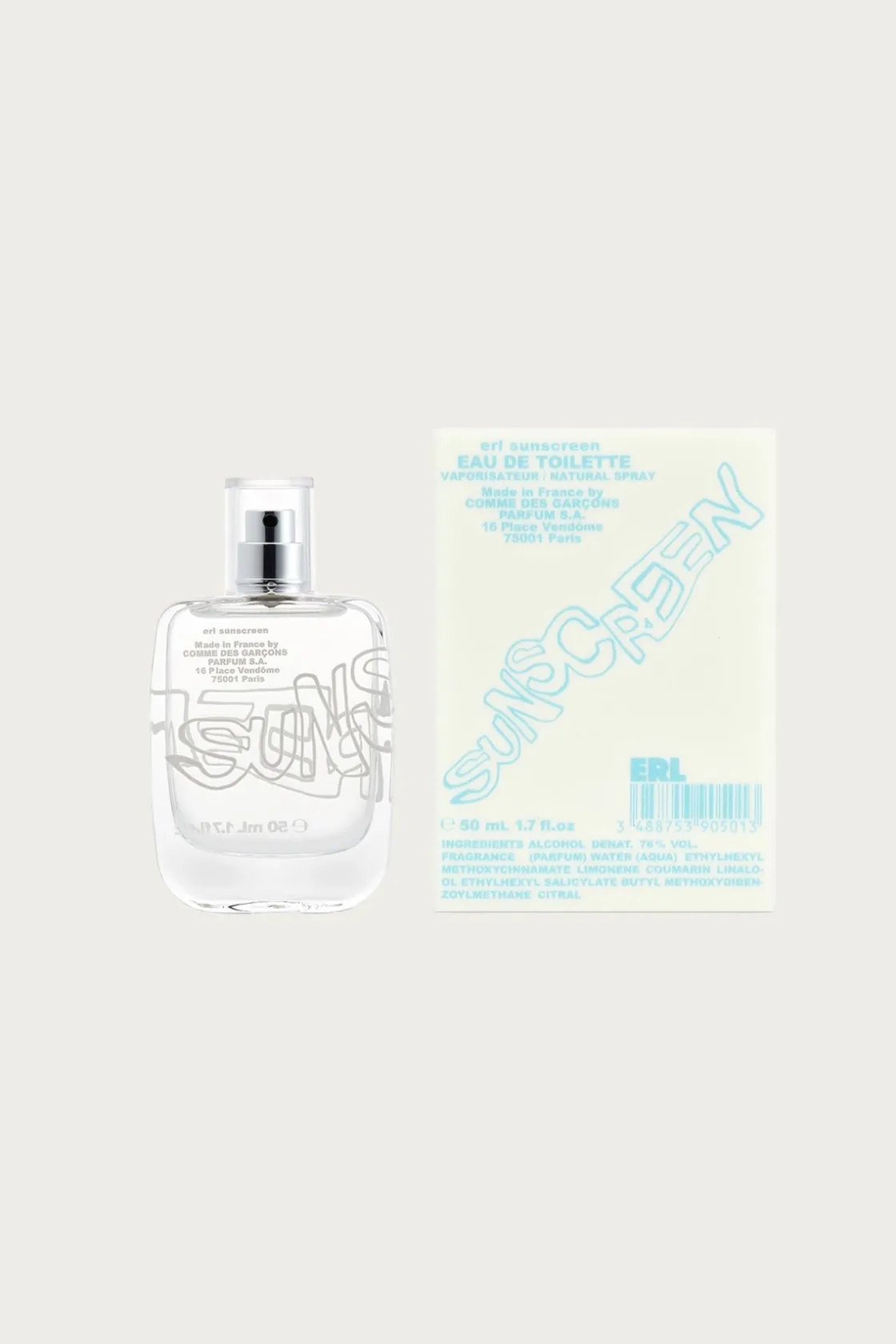 Apothecary<Comme des Garçons PARFUMS ERL SUNSCREEN Eau De Toilette - 50ml Natural Spray