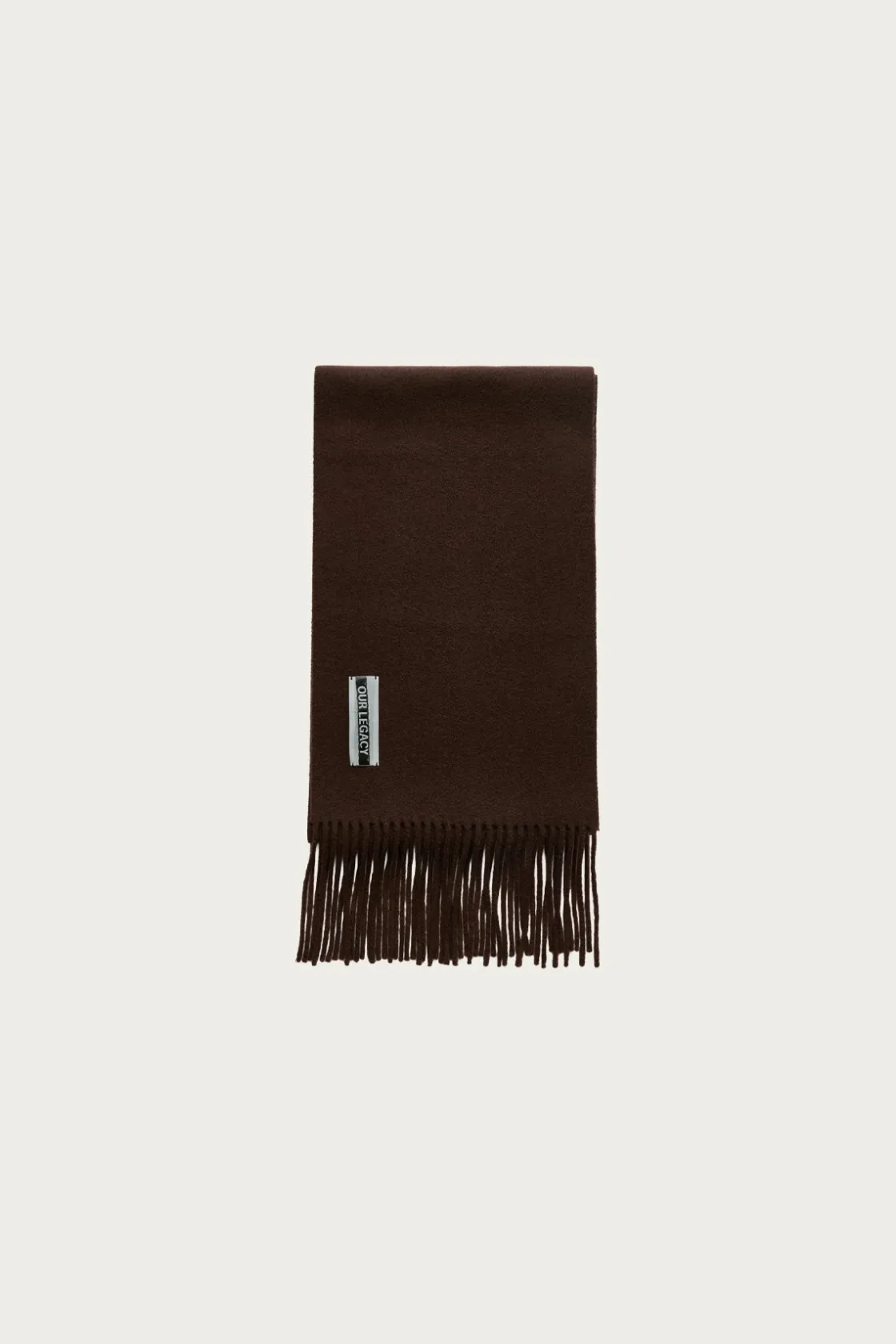 Accessories<Our Legacy Estate Scarf - Espresso Double Wool