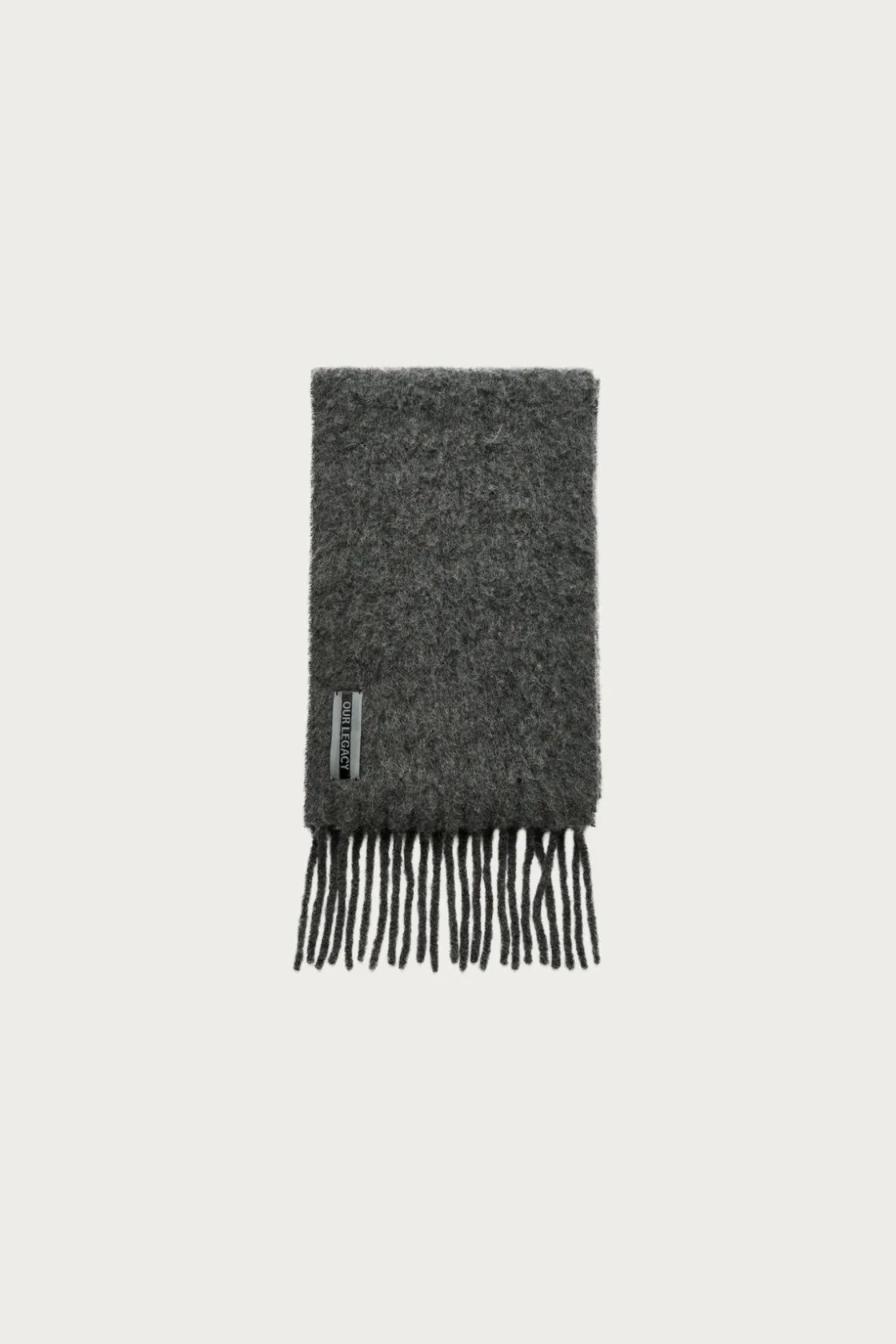 Accessories<Our Legacy Estate Scarf - Phantom Fuzzy Alpaca