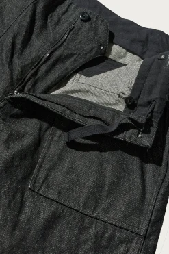Pants<Engineered Garments Fatigue Pant - Black 14oz Cone Denim
