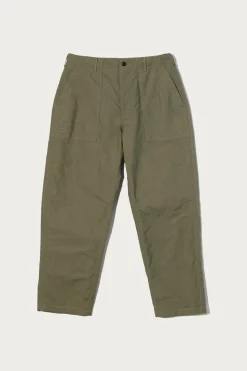 Pants<Engineered Garments Fatigue Pant - Olive Cotton Double Cloth