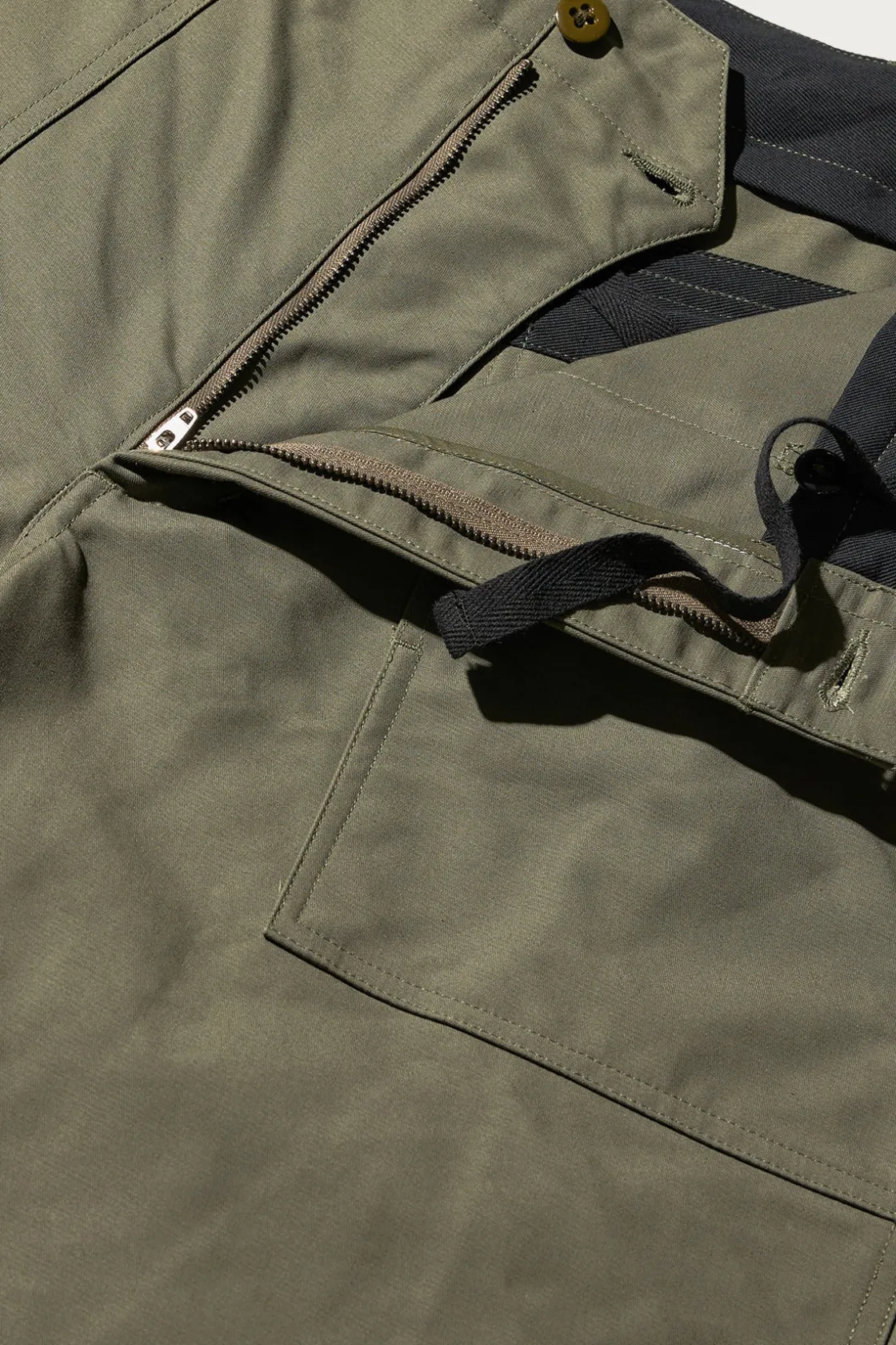 Pants<Engineered Garments Fatigue Pant - Olive Cotton Double Cloth