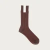 Accessories<Beams Japan fennica Rib Socks - Light Brown/Renga