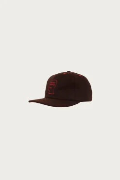 Accessories<Brain Dead Flannel Logo Head 6 Panel Hat - Brown