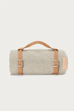 Homegoods<Hender Scheme Fleece Blanket L - Melange Grey