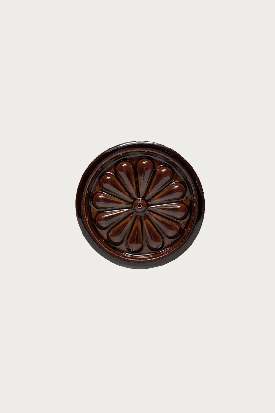 Homegoods<Binu Binu Flower Roof Tile Incense Holder - Earth