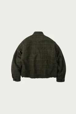 Coats, Jackets, And Vests<FrizmWORKS Fluffy Wool Harrington Jacket - Seaweed