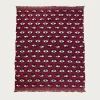Accessories<Kapital Fulling Wool Blanket SPEAKEASY (Colorful) - Wine