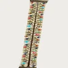 Accessories<Kapital Fulling Wool HAPPY Scarf BIRD TREE - Beige