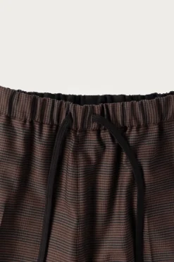 Pants<MM6 Maison Margiela Glen Plaid Easy Trousers - Brown/Black