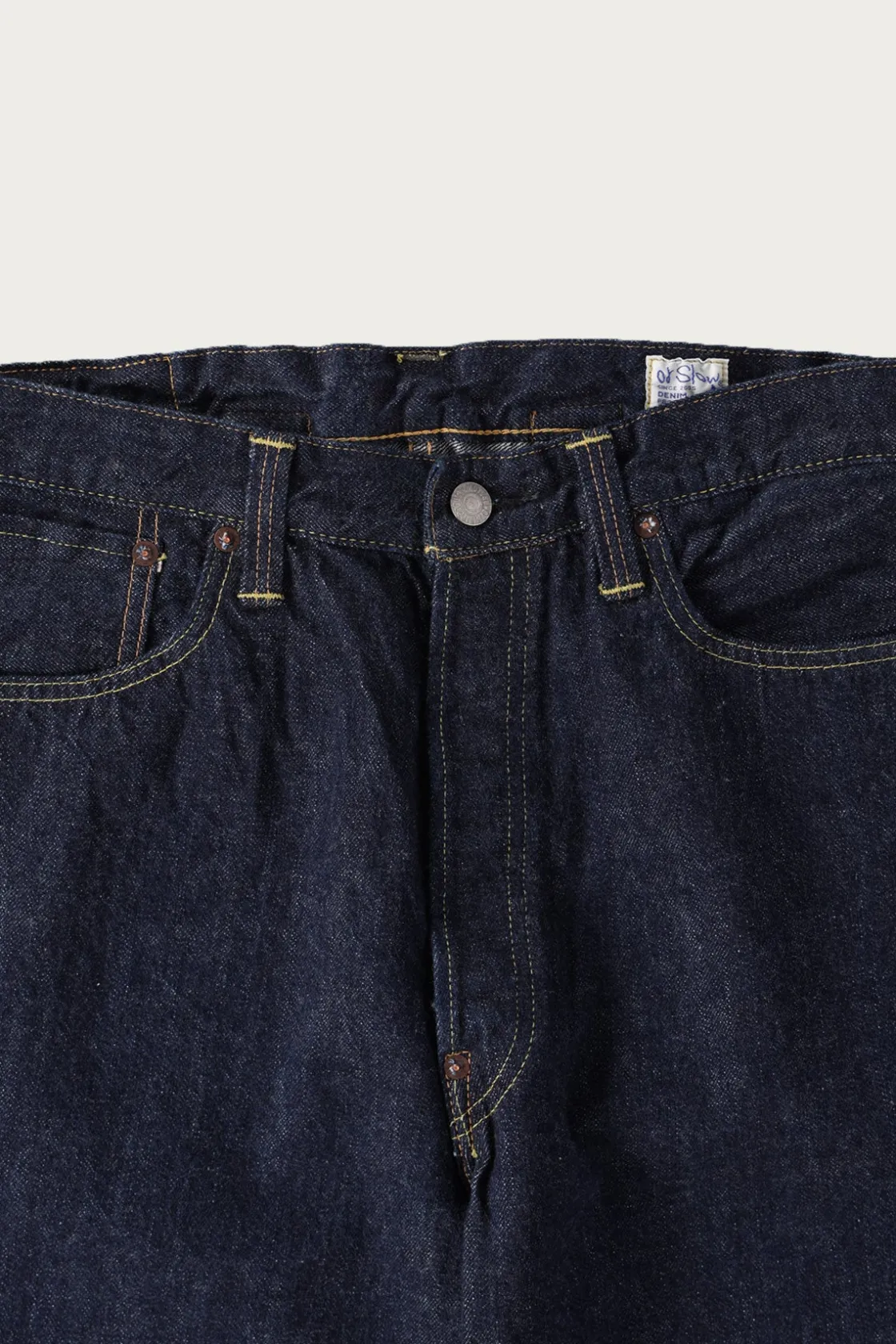 Denim<orSlow Grand Dad's Fit Denim Pants - One Wash