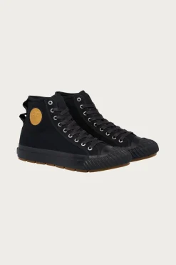 Footwear<P.F. Flyers Grounder Hi - Black/Black