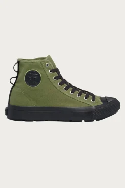 Footwear<P.F. Flyers Grounder Hi - Olive Green