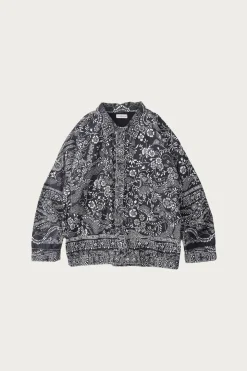 Coats, Jackets, And Vests<Niceness Gyan Bandana Trucker Jacket - Black