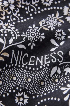 Coats, Jackets, And Vests<Niceness Gyan Bandana Trucker Jacket - Black