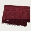Homegoods<Puebco Handloomed Recycled Yarn Rug - Burgundy