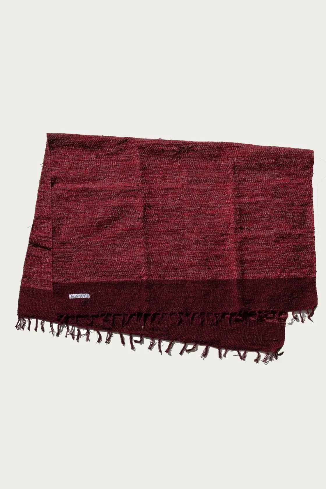 Homegoods<Puebco Handloomed Recycled Yarn Rug - Burgundy
