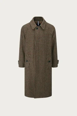 Coats, Jackets, And Vests<Gloverall Harris Tweed Mac - Brown