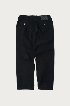 Pants<FrizmWORKS Heavy Canvas Destroyed Double Knee Pants - Black