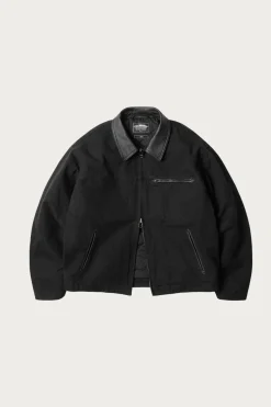 Coats, Jackets, And Vests<FrizmWORKS Heavy Canvas Destroyed Work Jacket - Black