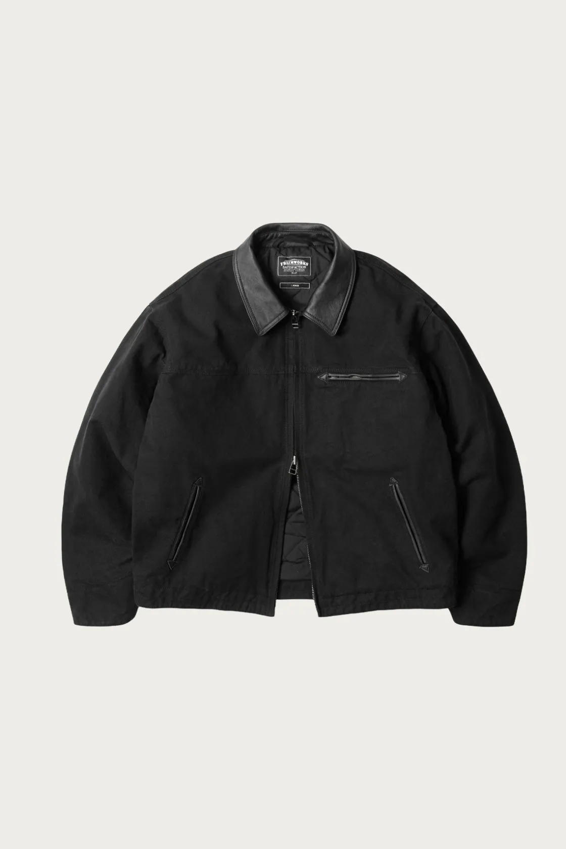 Coats, Jackets, And Vests<FrizmWORKS Heavy Canvas Destroyed Work Jacket - Black