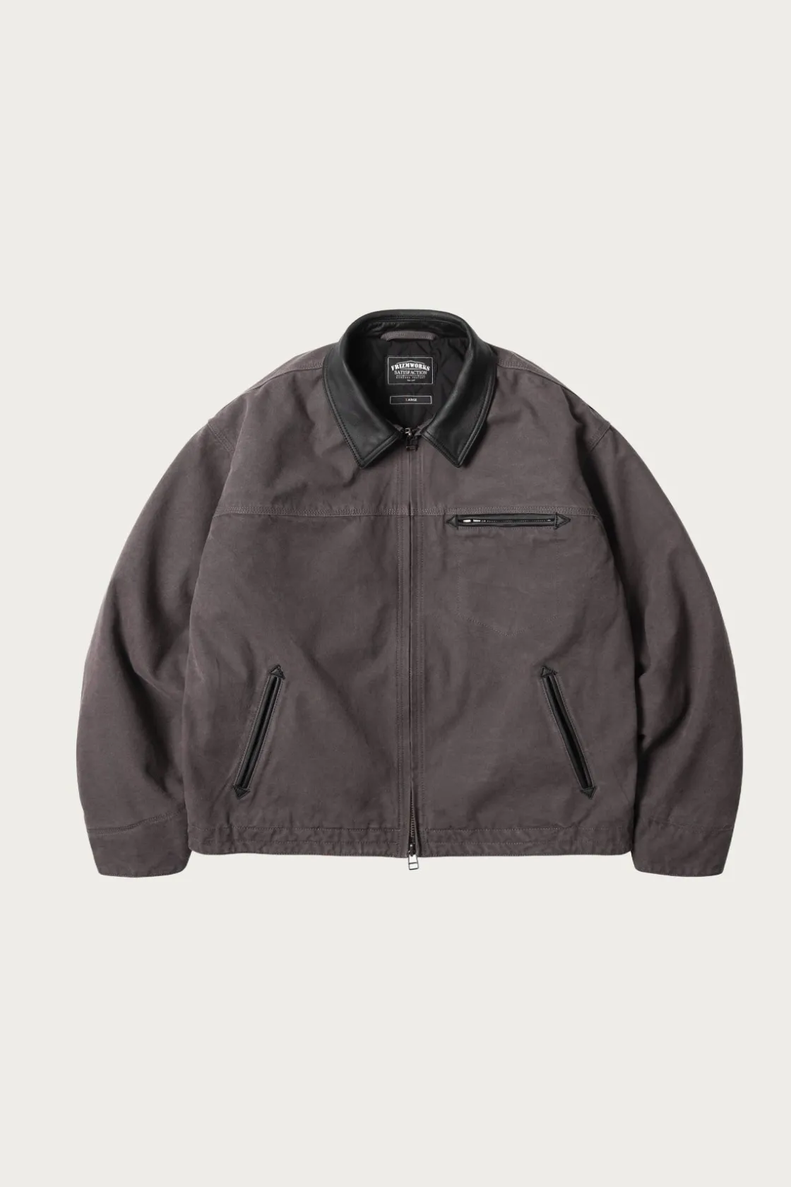 Coats, Jackets, And Vests<FrizmWORKS Heavy Canvas Destroyed Work Jacket - Mud