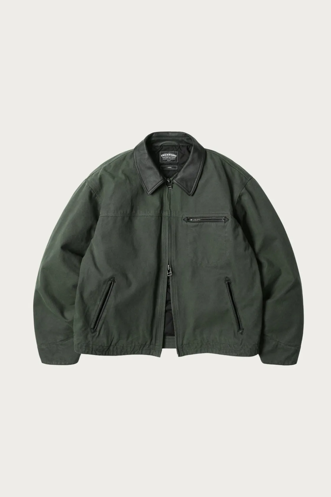 Coats, Jackets, And Vests<FrizmWORKS Heavy Canvas Destroyed Work Jacket - Olive