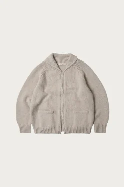 Sweaters<FrizmWORKS Heavy Cowichan Zipup Cardigan - Oatmeal