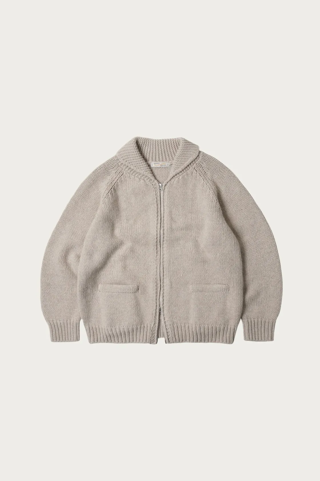 Sweaters<FrizmWORKS Heavy Cowichan Zipup Cardigan - Oatmeal