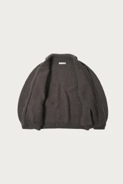 Sweaters<FrizmWORKS Heavy Cowichan Zipup Cardigan - Sephia