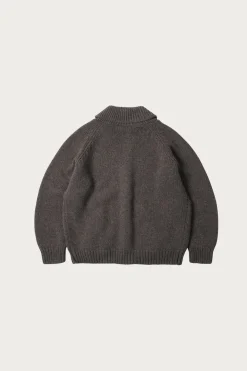 Sweaters<FrizmWORKS Heavy Cowichan Zipup Cardigan - Sephia