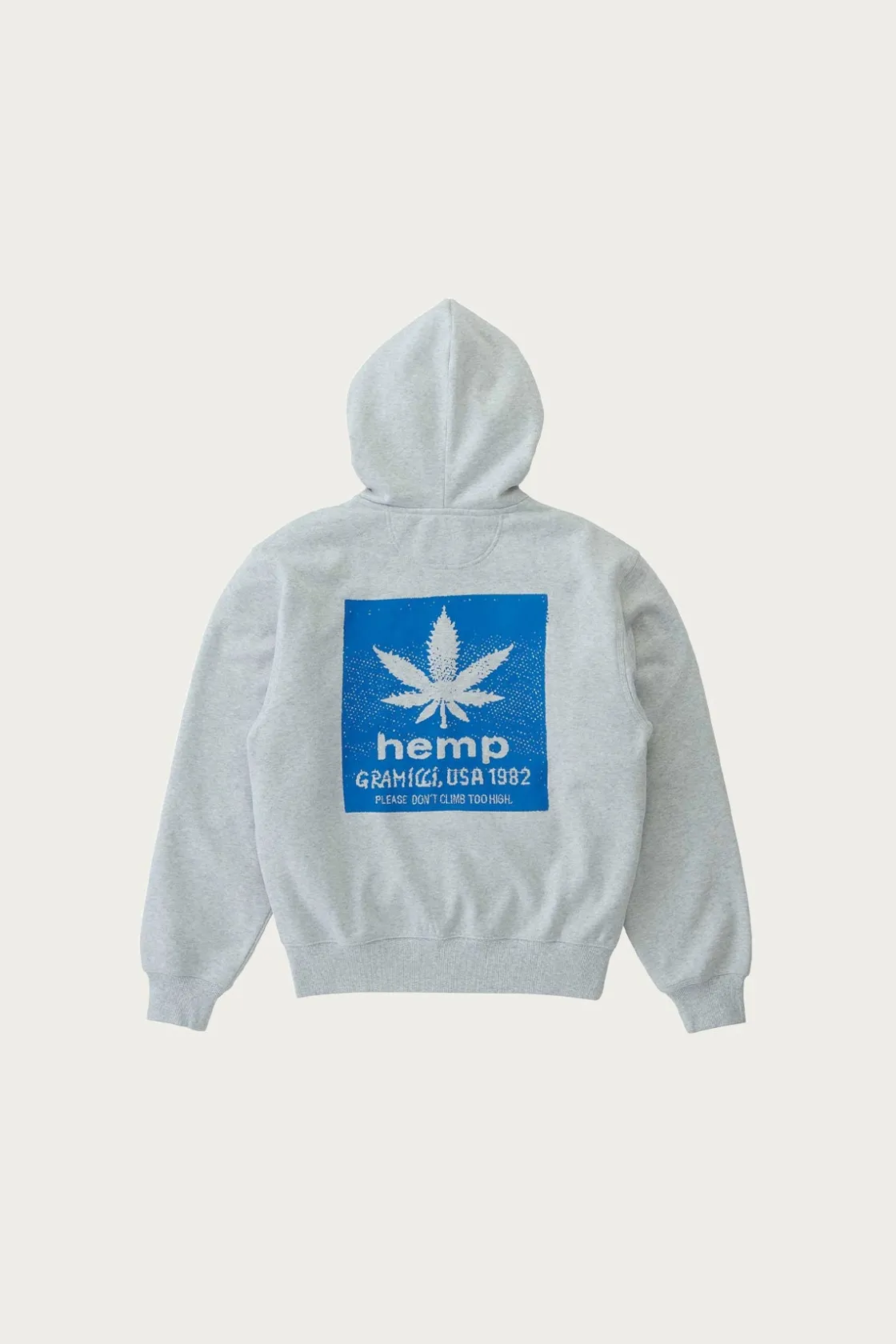 Tees And Sweats<Gramicci Hemp Zip Hooded Sweatshirt - Heather Ash
