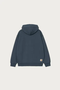 Tees And Sweats<Carhartt Work In Progress Hooded WIP Sweat Jacket - Dusky Blue Stone Washed