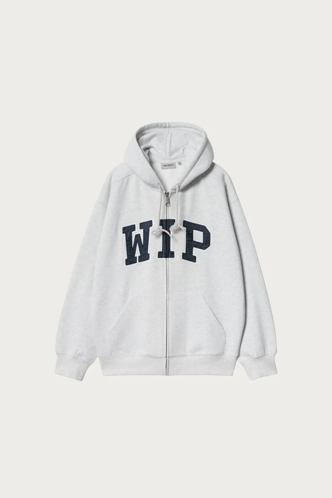 Tees And Sweats<Carhartt Work In Progress Hooded WIP Sweat Jacket - Ash Heather Stone Washed