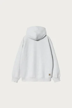 Tees And Sweats<Carhartt Work In Progress Hooded WIP Sweat Jacket - Ash Heather Stone Washed