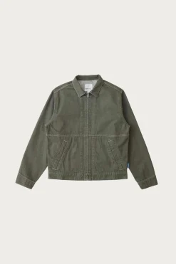 Coats, Jackets, And Vests<Gramicci Japanese Slub Denim Jacket - Dark Sage