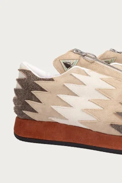 Footwear<Kapital Leather NAVAJO Spallow Sneaker - Beige