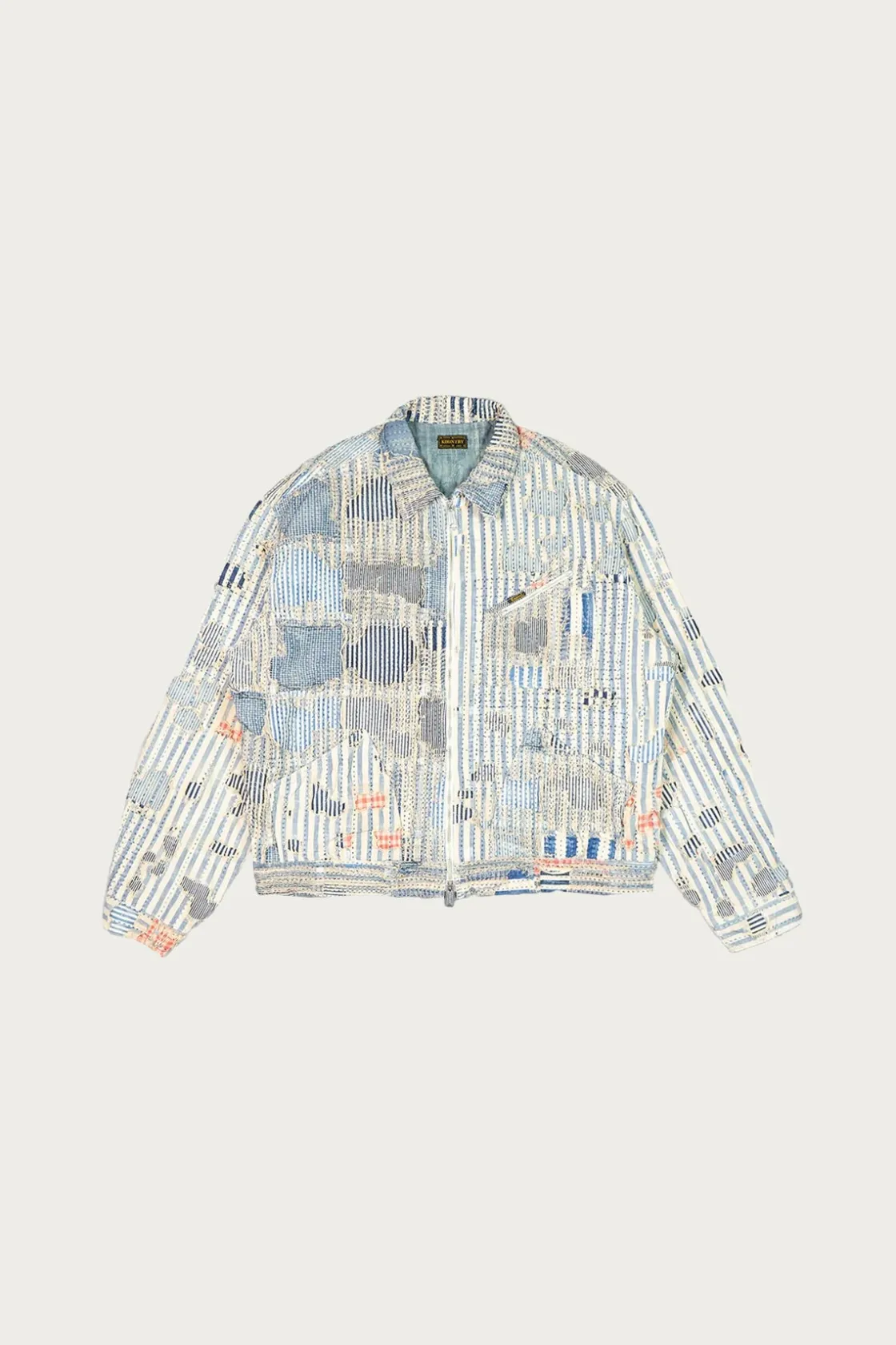 Coats, Jackets, And Vests<Kapital LIBERTY-BORO ZIP UP Blouson - Hickory