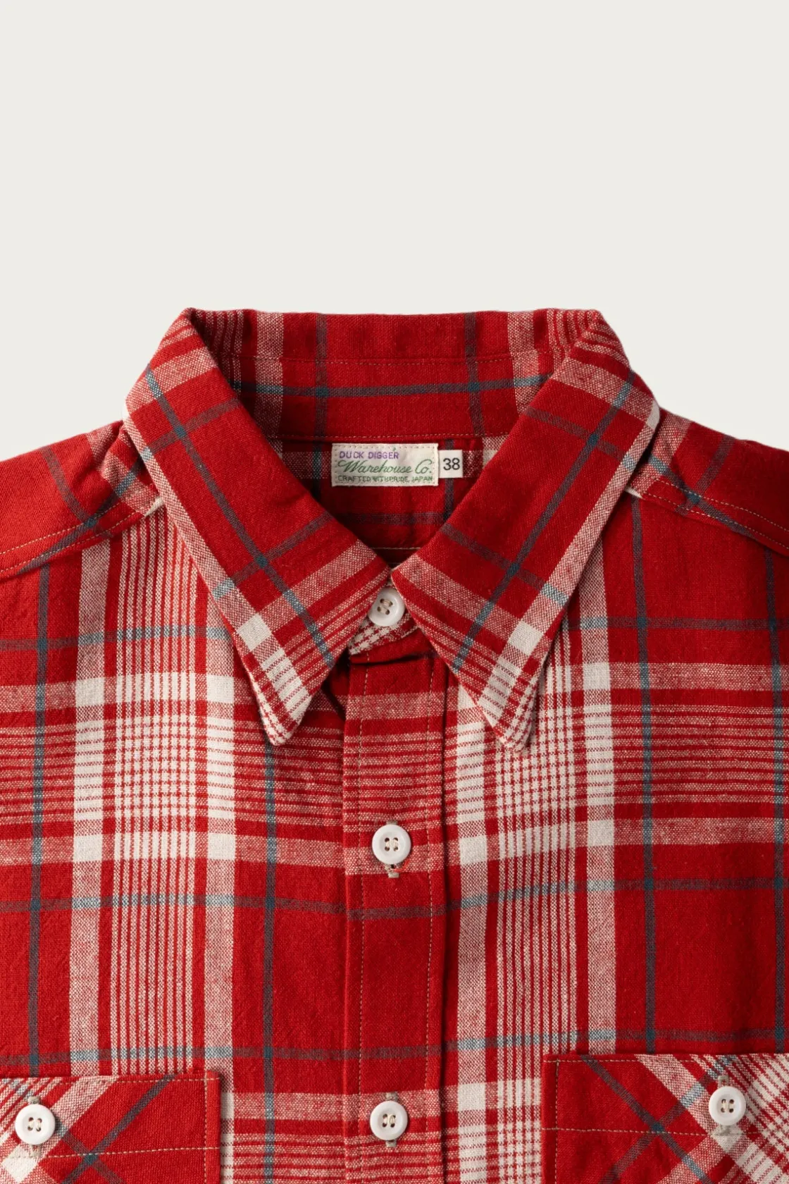 Shirts<Warehouse & Co. Longsleeve Check Workshirt - Red