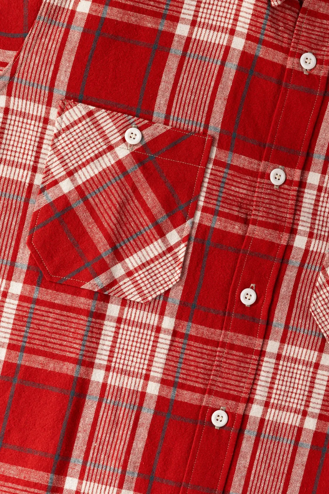 Shirts<Warehouse & Co. Longsleeve Check Workshirt - Red