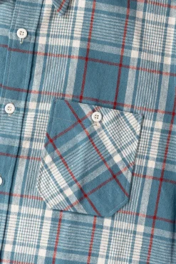 Shirts<Warehouse & Co. Longsleeve Large Check Workshirt - Sax